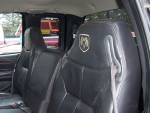 inside truck